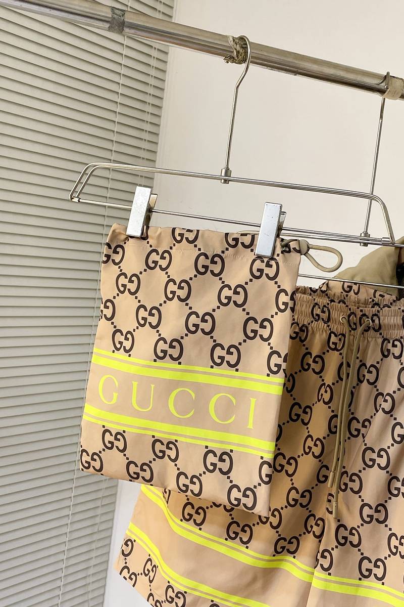 Gucci light nylon GG print hooded jacket+shorts