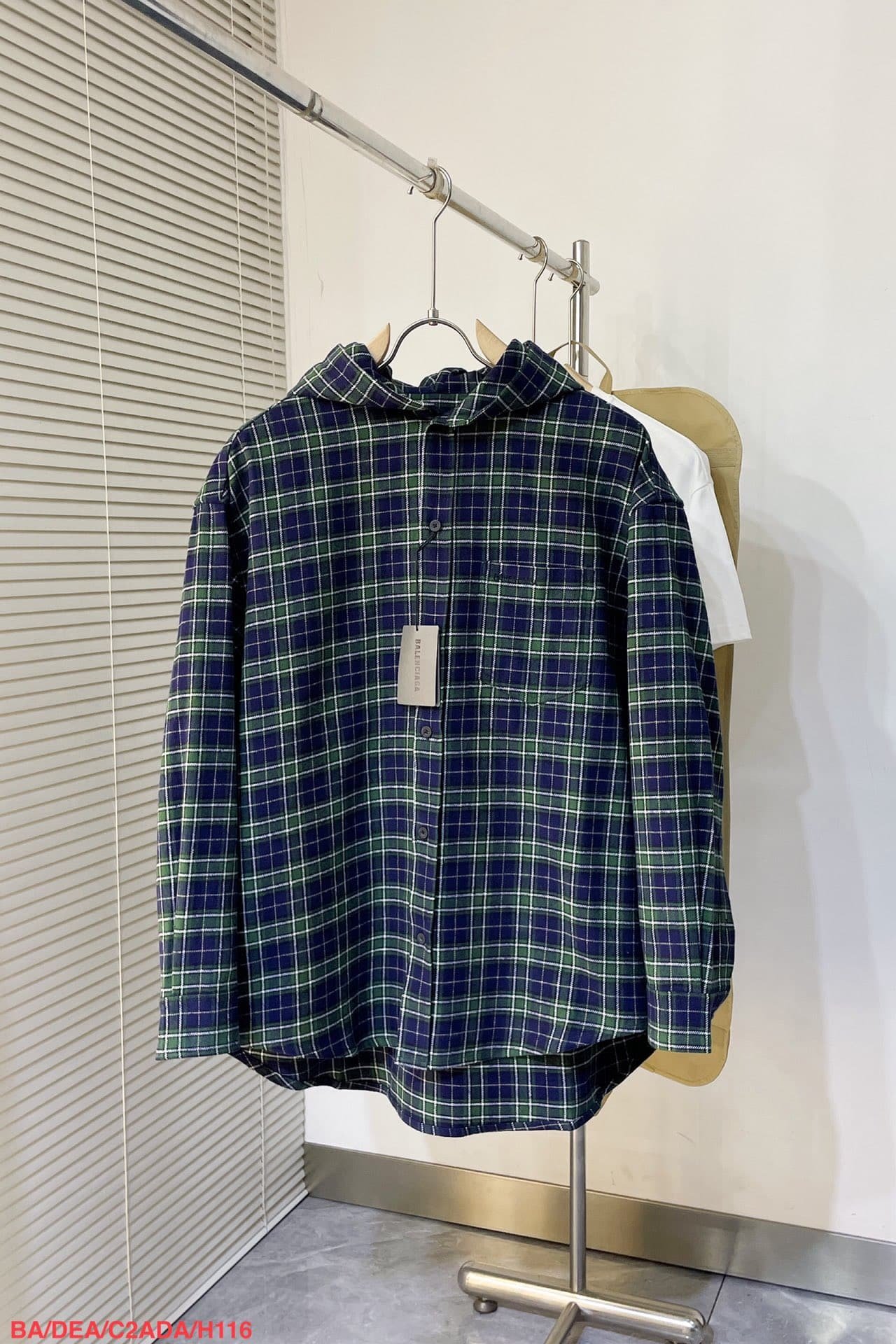 Balenciaga hooded shirt