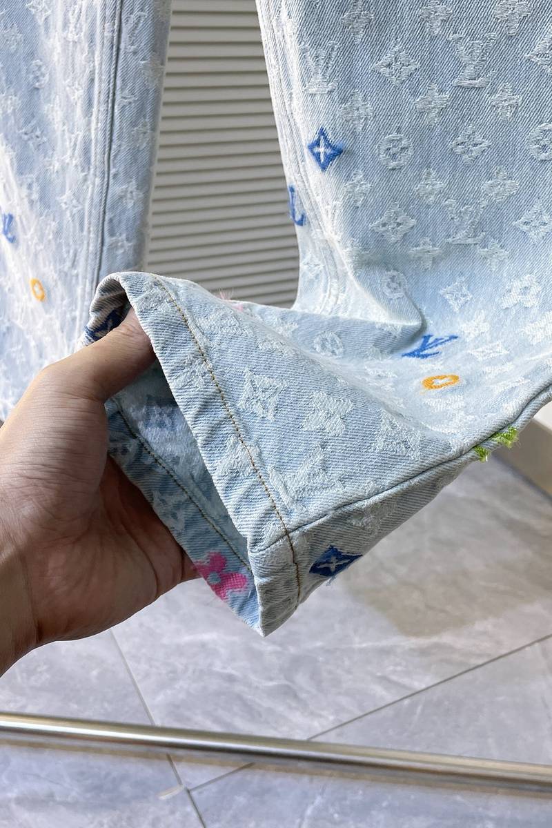 LV Monogram Denim Jacket+Pants