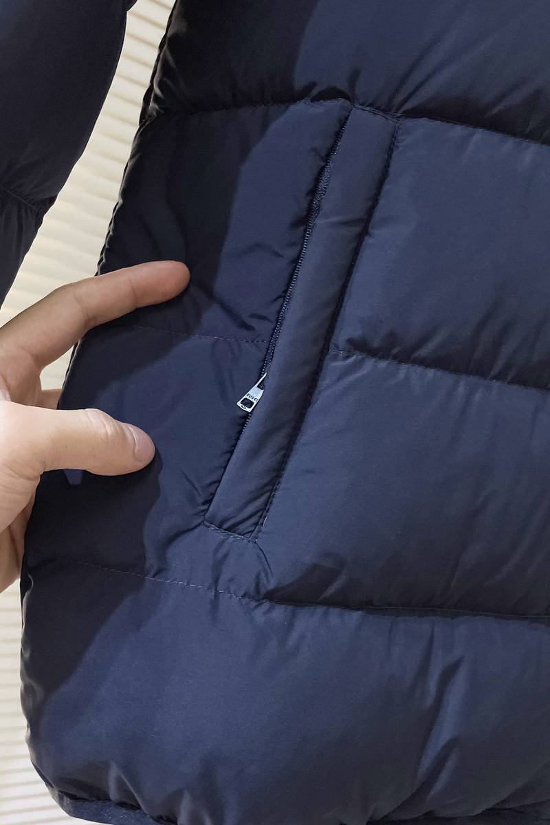 Nylon puffer jacket