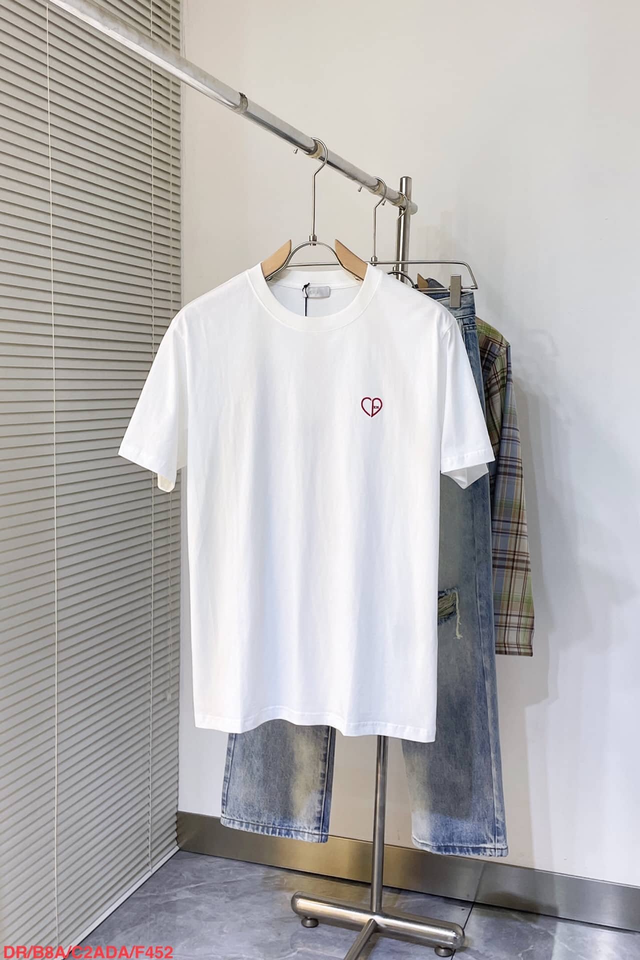 Dior CD Heart Relaxed-Fit T-Shirt