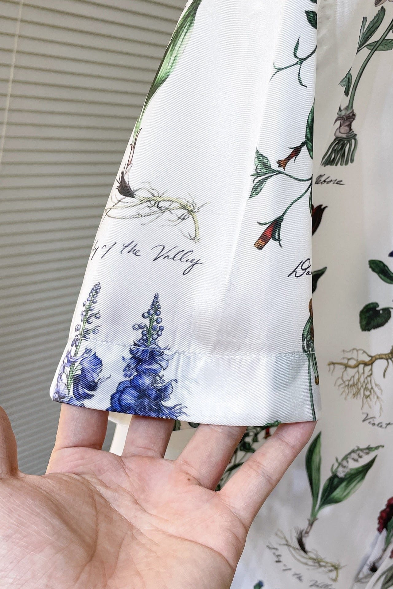 Dior Herbarium Illustration Short-Sleeved Shirt