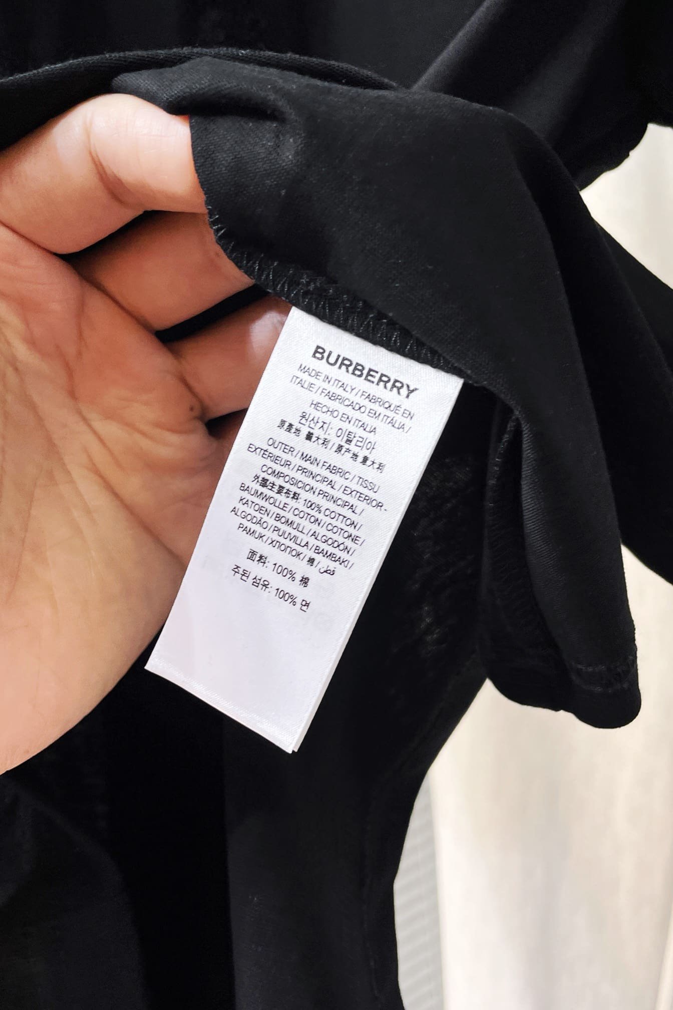 Burberry Cotton Towelling T-shirt