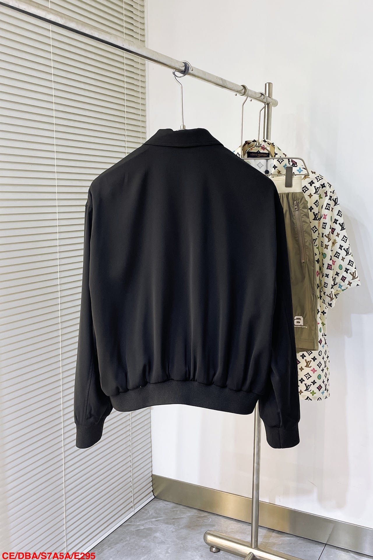 Celine triomphe blouson jacket in rayon twill
