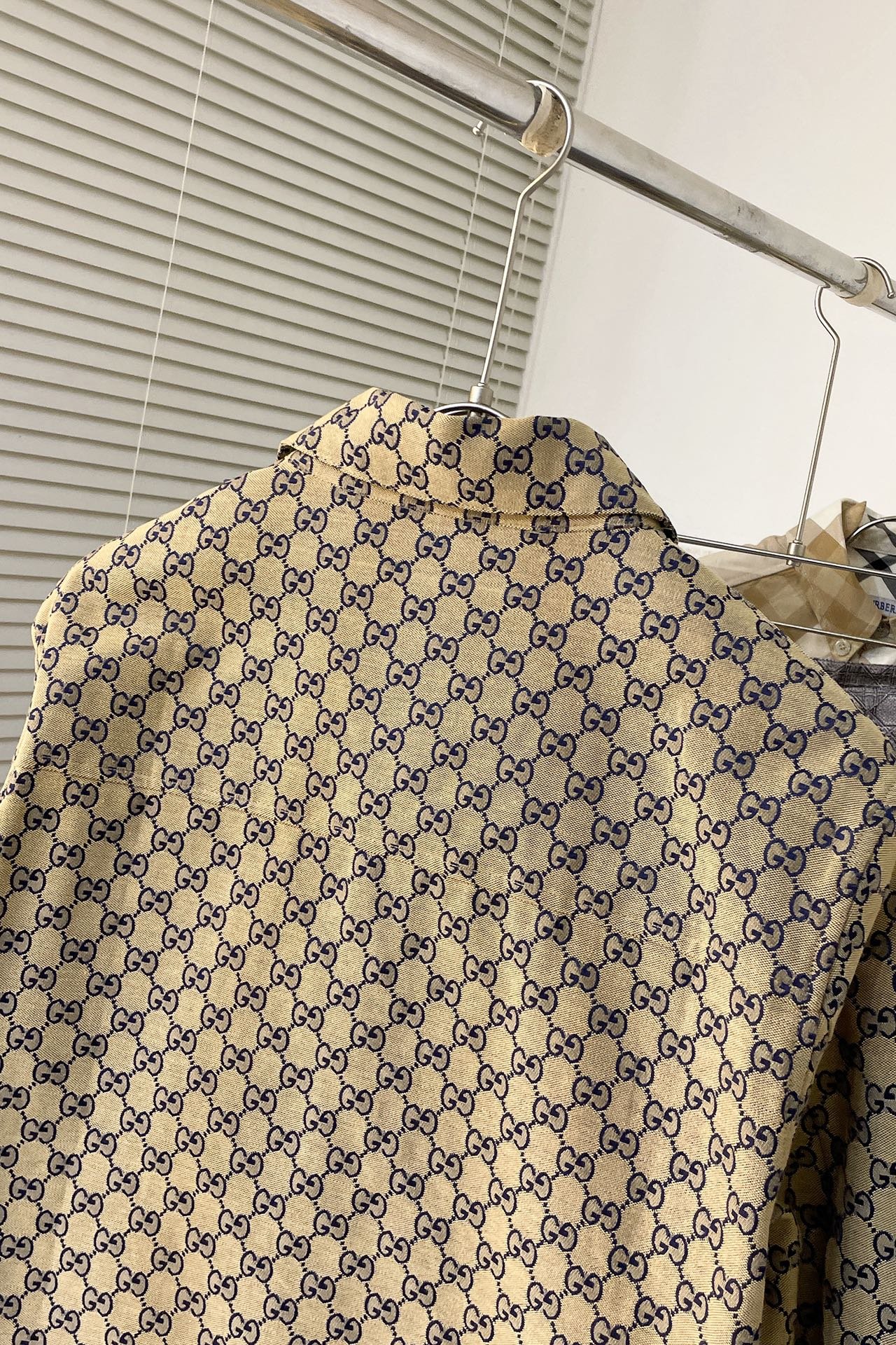 Gucci gg linen blend canvas jacket