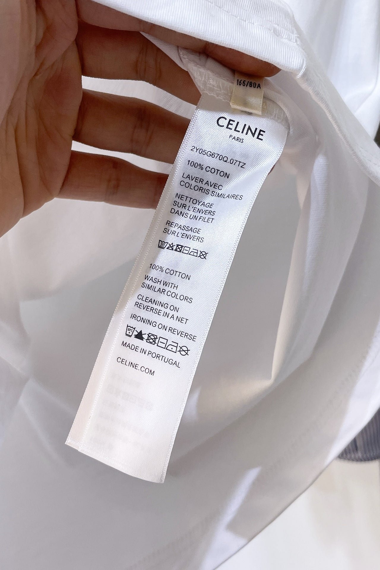 Celine  Loose T-Shirt in cotton jersey