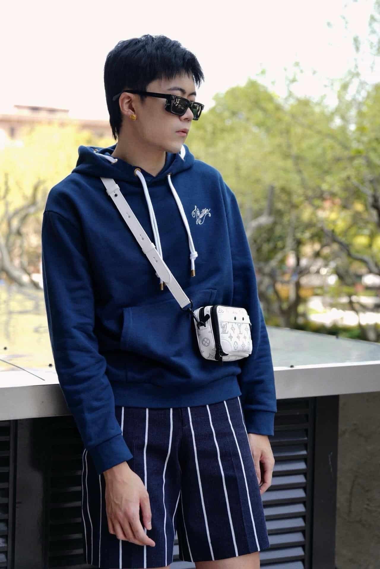 LV Cotton Jersey Hoodie