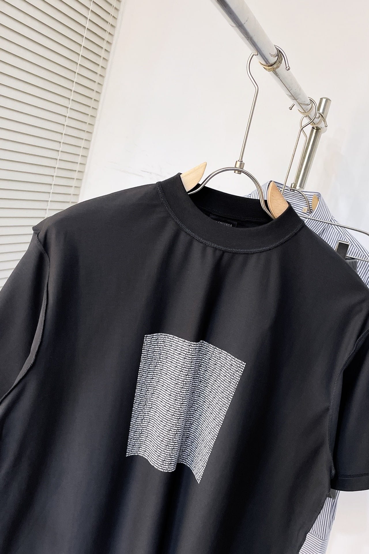 Balenciaga Text Block Inside-Out T-Shirt Oversized