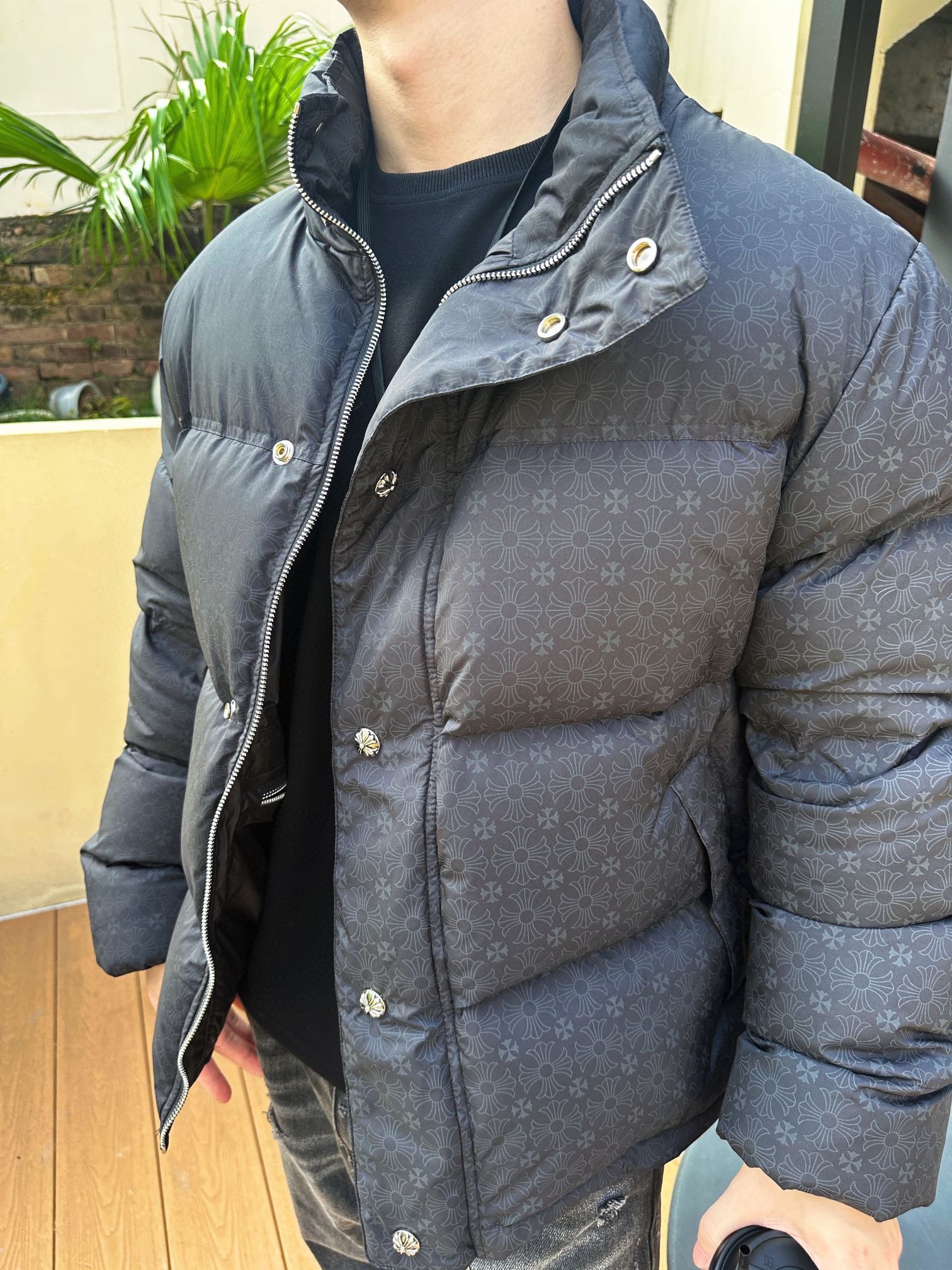 Chrome Hearts down-filled garment
