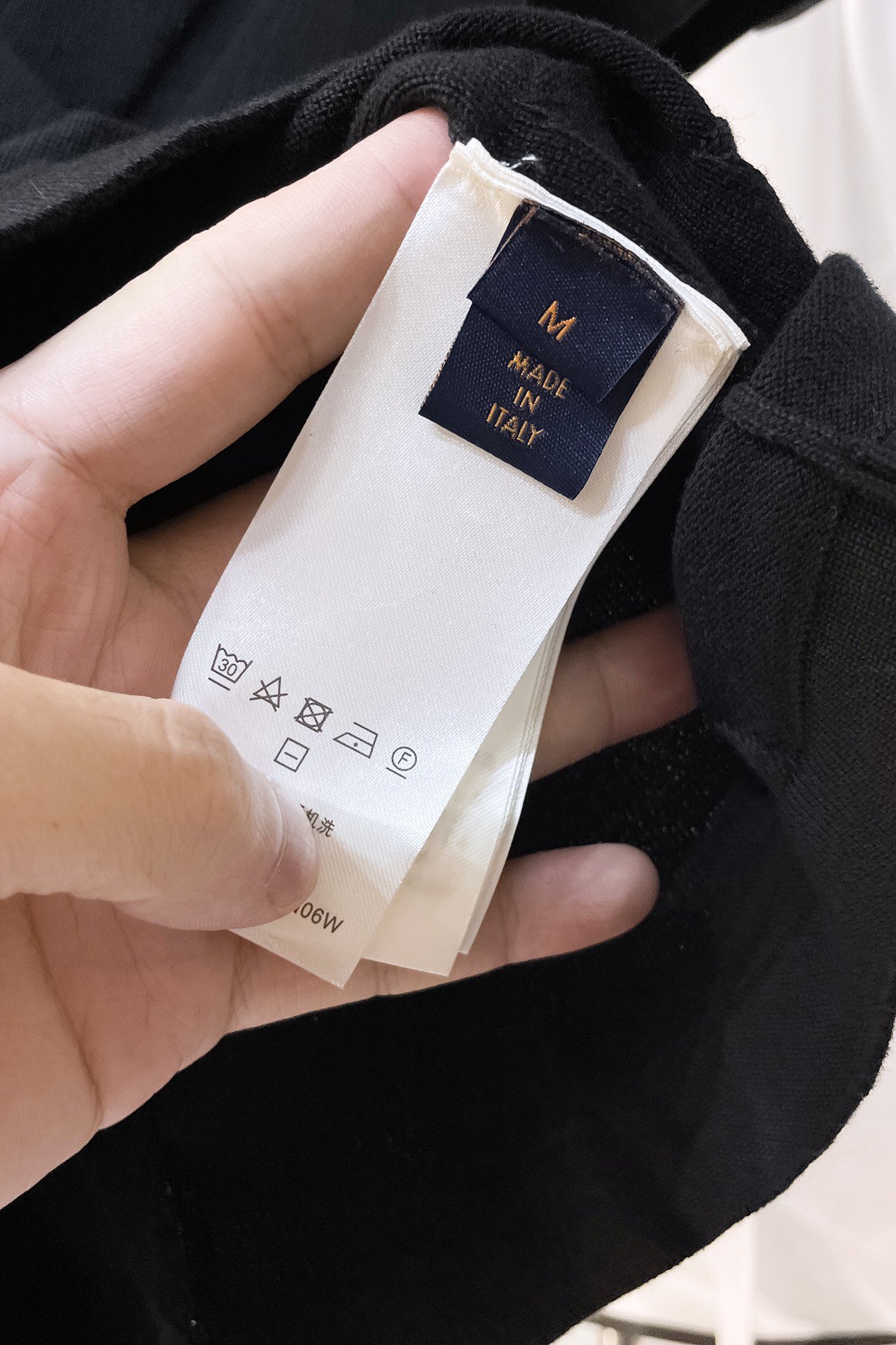 Monogram Short-Sleeved Cotton Crewneck