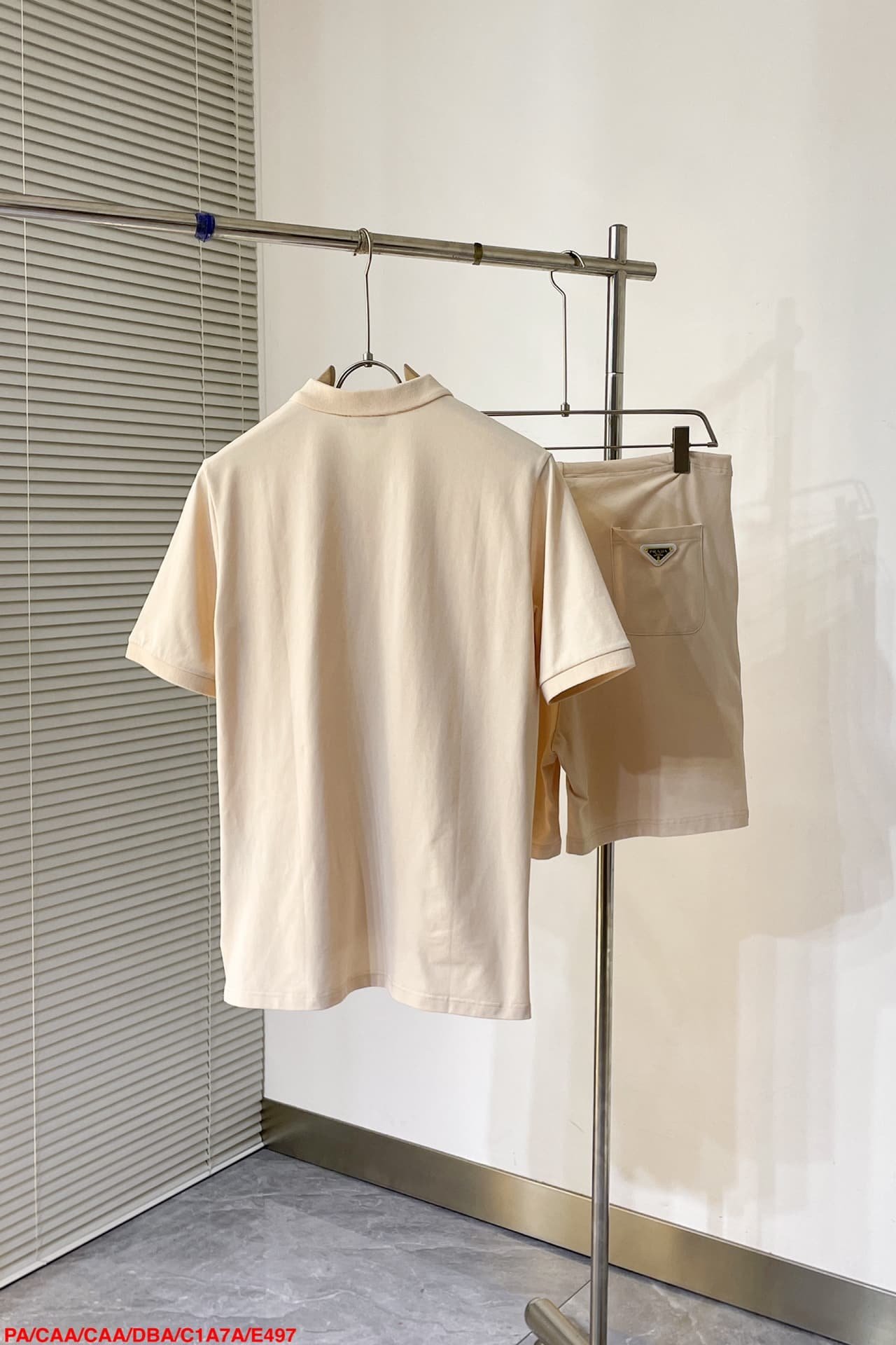 Prada Cotton polo shirt+shorts