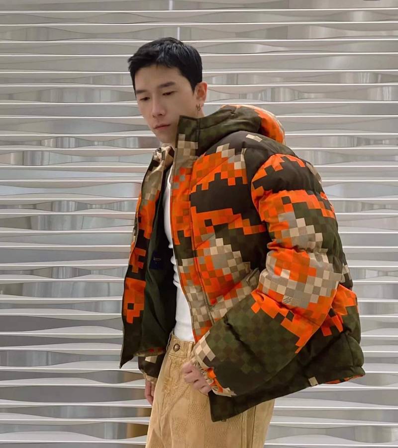 Printed Puffer Jacket