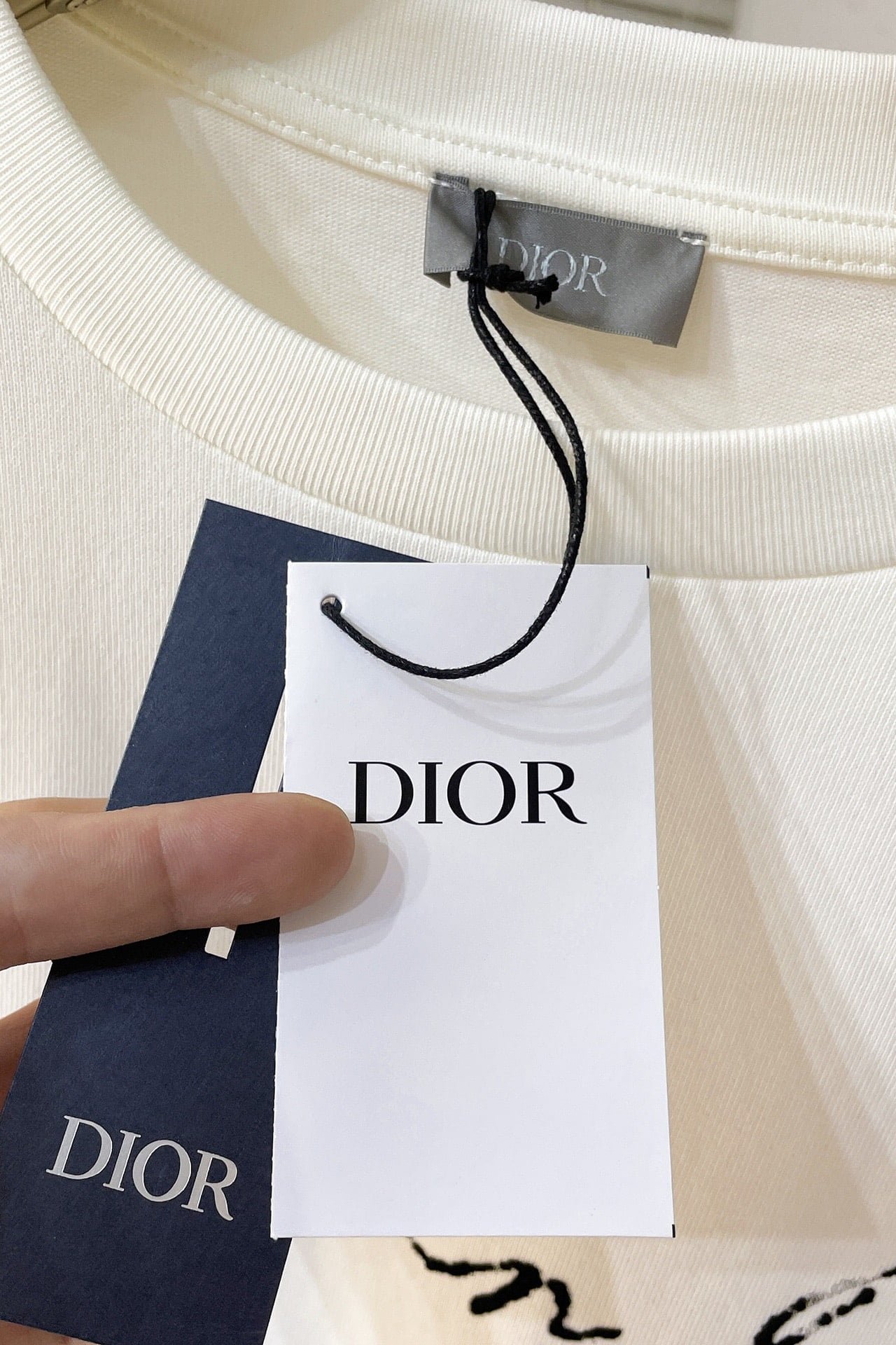 Handwritten Christian Dior Relaxed-Fit T-Shirt