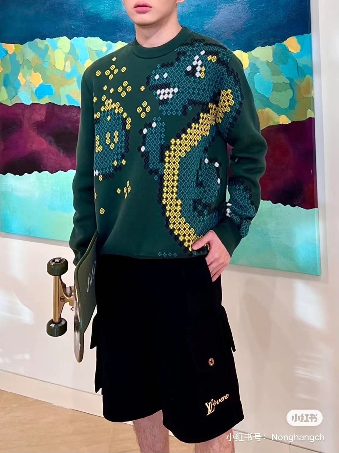 LV Cotton Utility Cargo Shorts