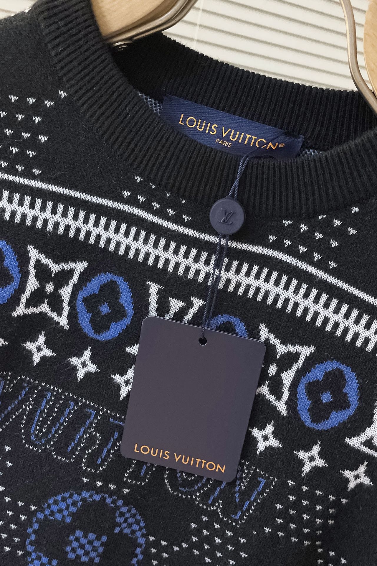 Jacquard Wool Pullover