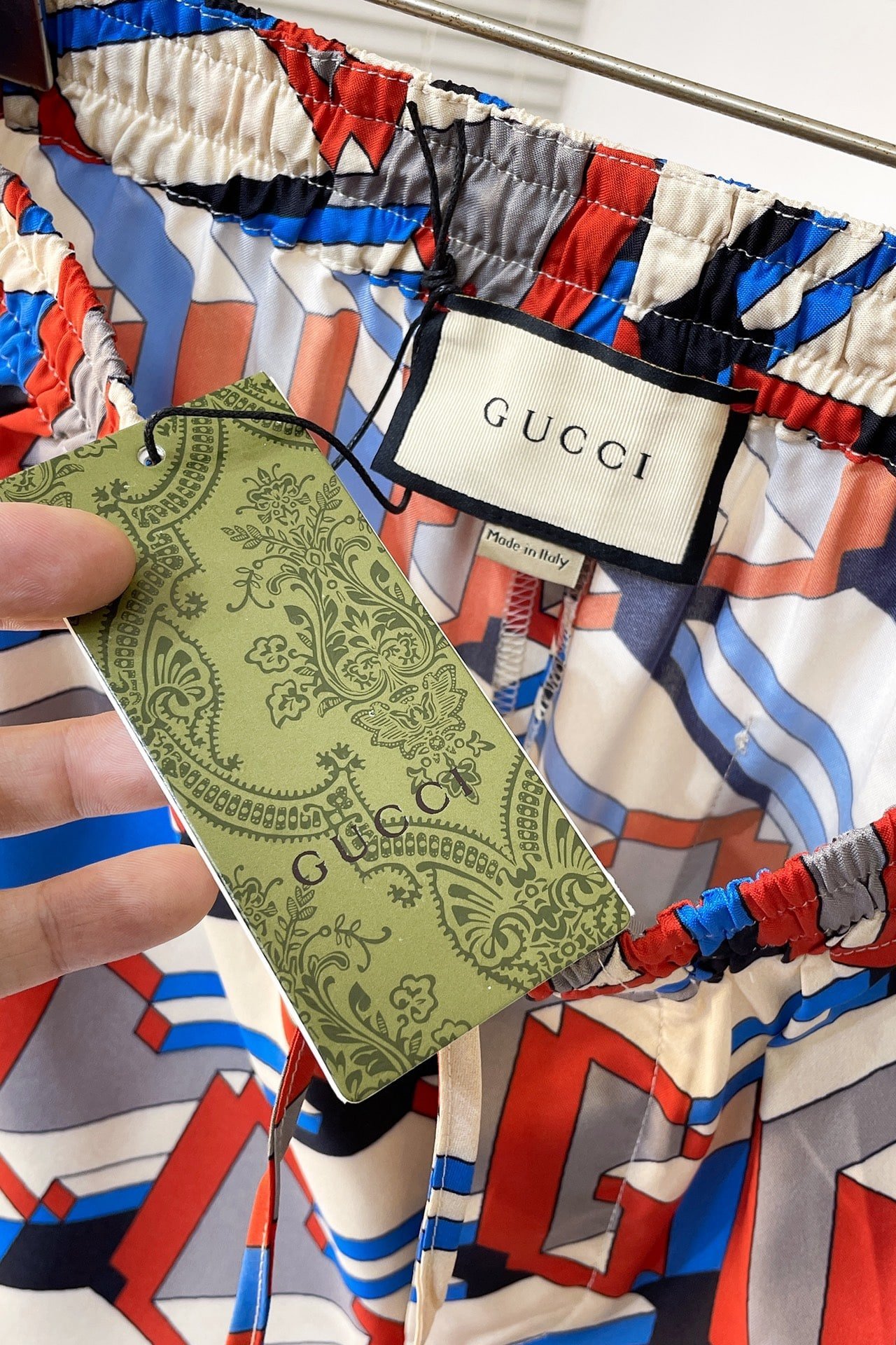 Gucci print shirt+shorts