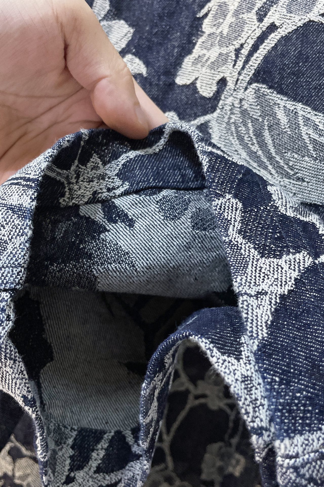 LV Short-Sleeved Denim Shirt+Denim Shorts
