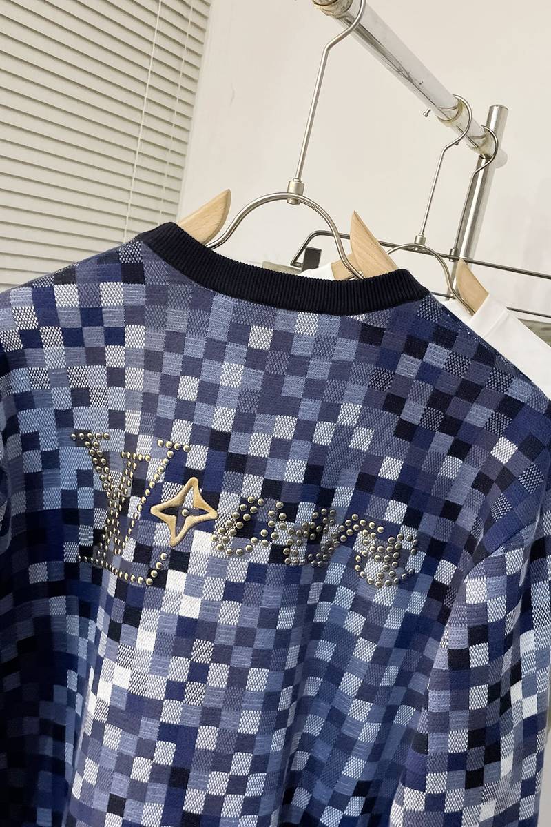 LV Vers Damoflage Jacquard Pullover