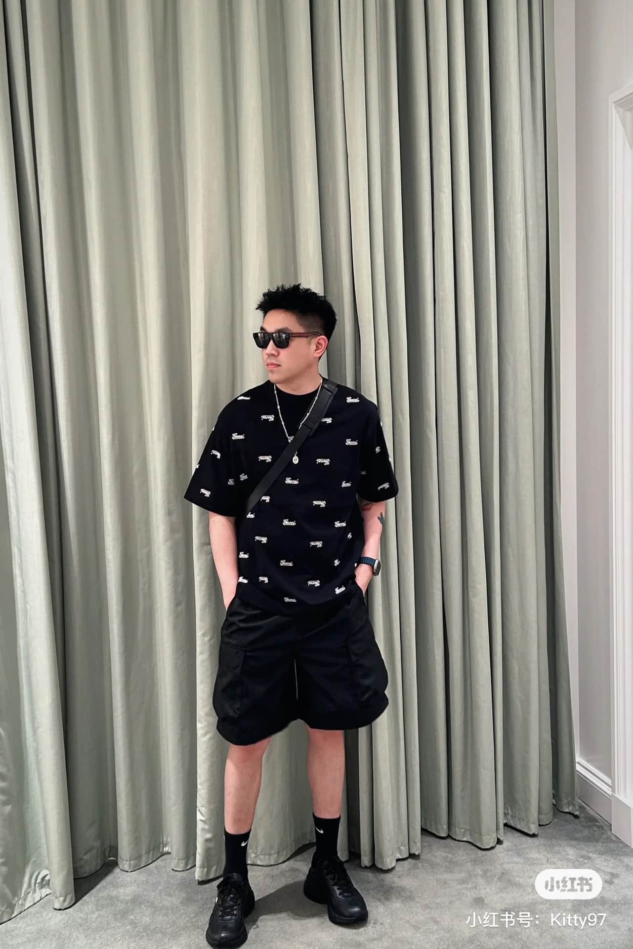 Gucci cotton jersey t-shirt with embroidery