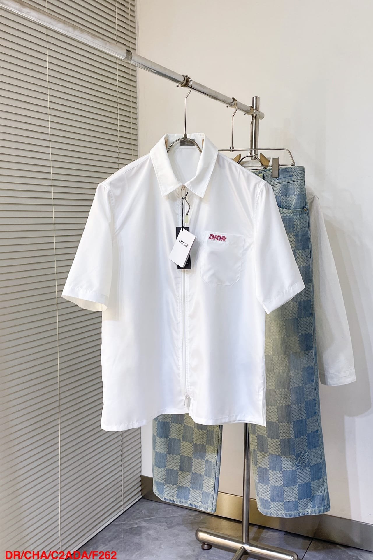 DIOR AND PARLEY Short-Sleeved Zipped Shirt