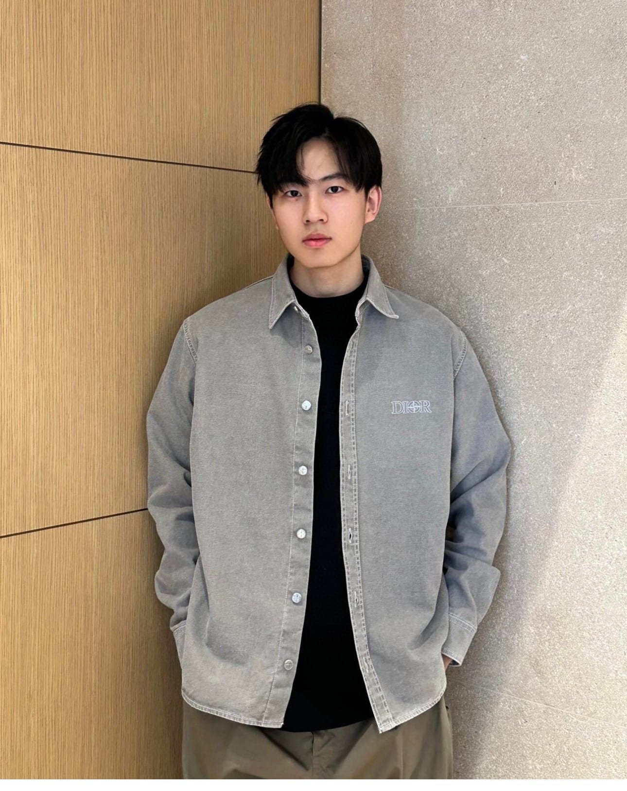 DIOR AND STONE ISLAND Overshirt