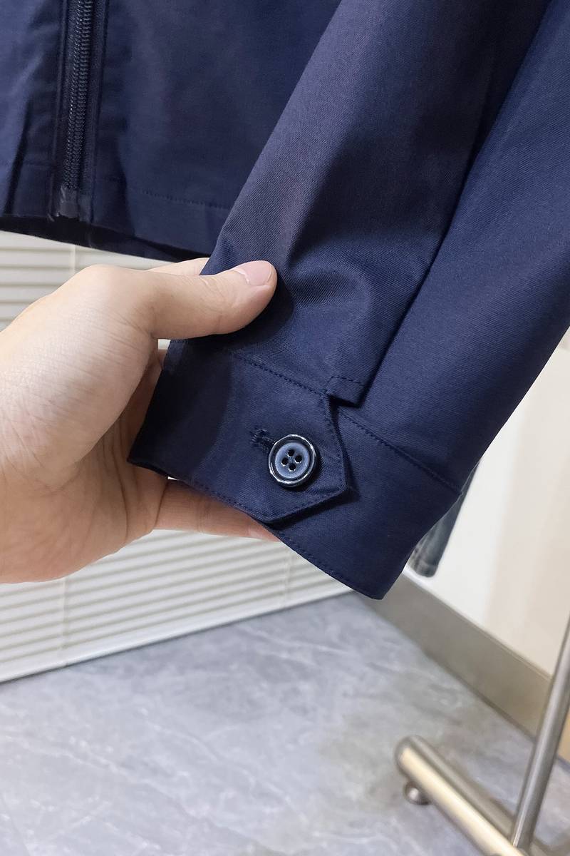 Wool and silk blouson jacket