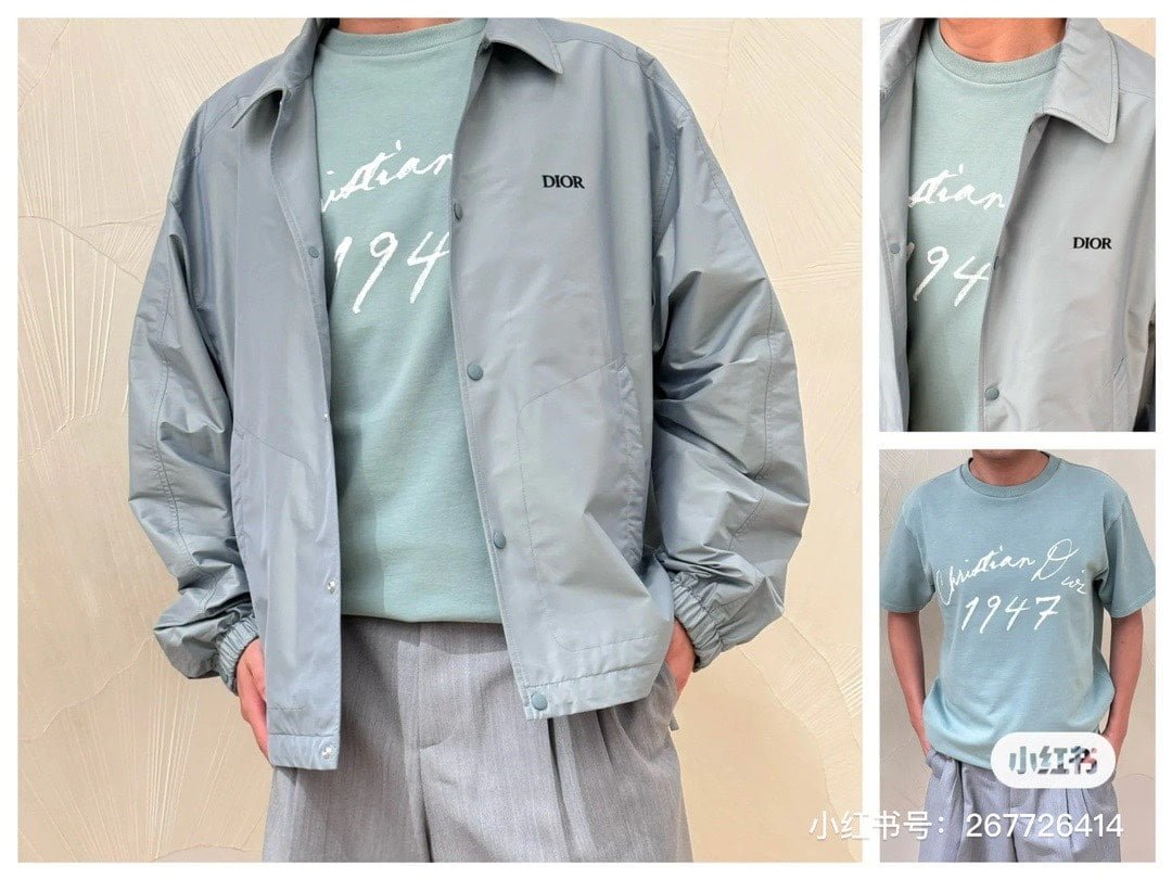 Handwritten Christian Dior T-Shirt, Relaxed Fit