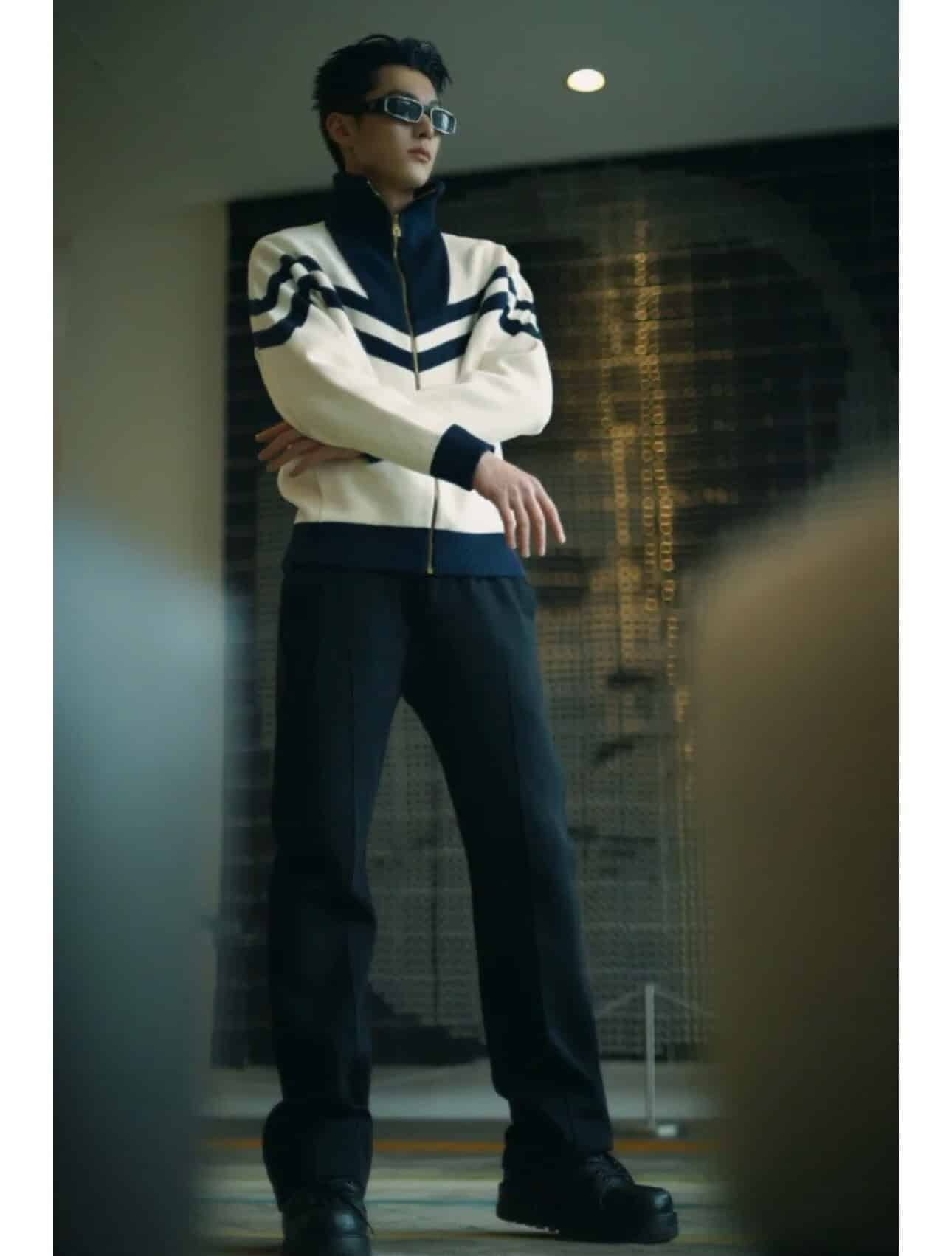 LV Knitted Cotton Sailor Blouson
