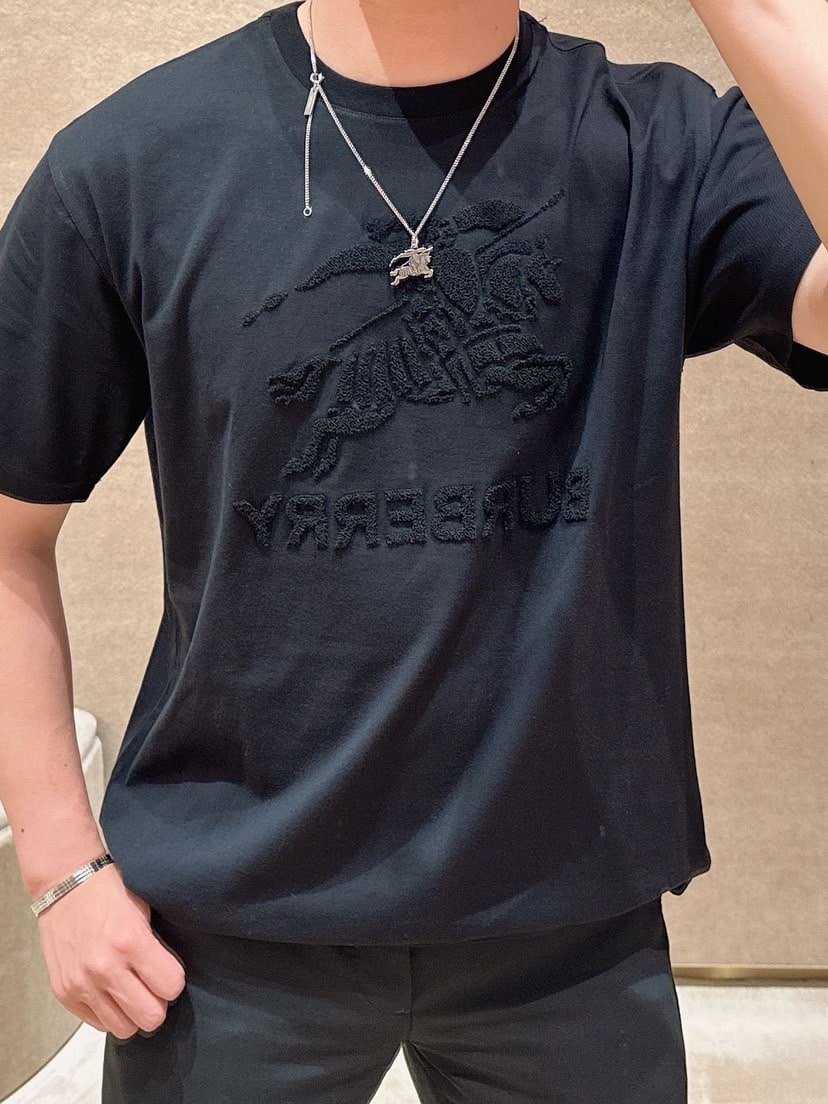 Burberry Cotton Towelling T-shirt