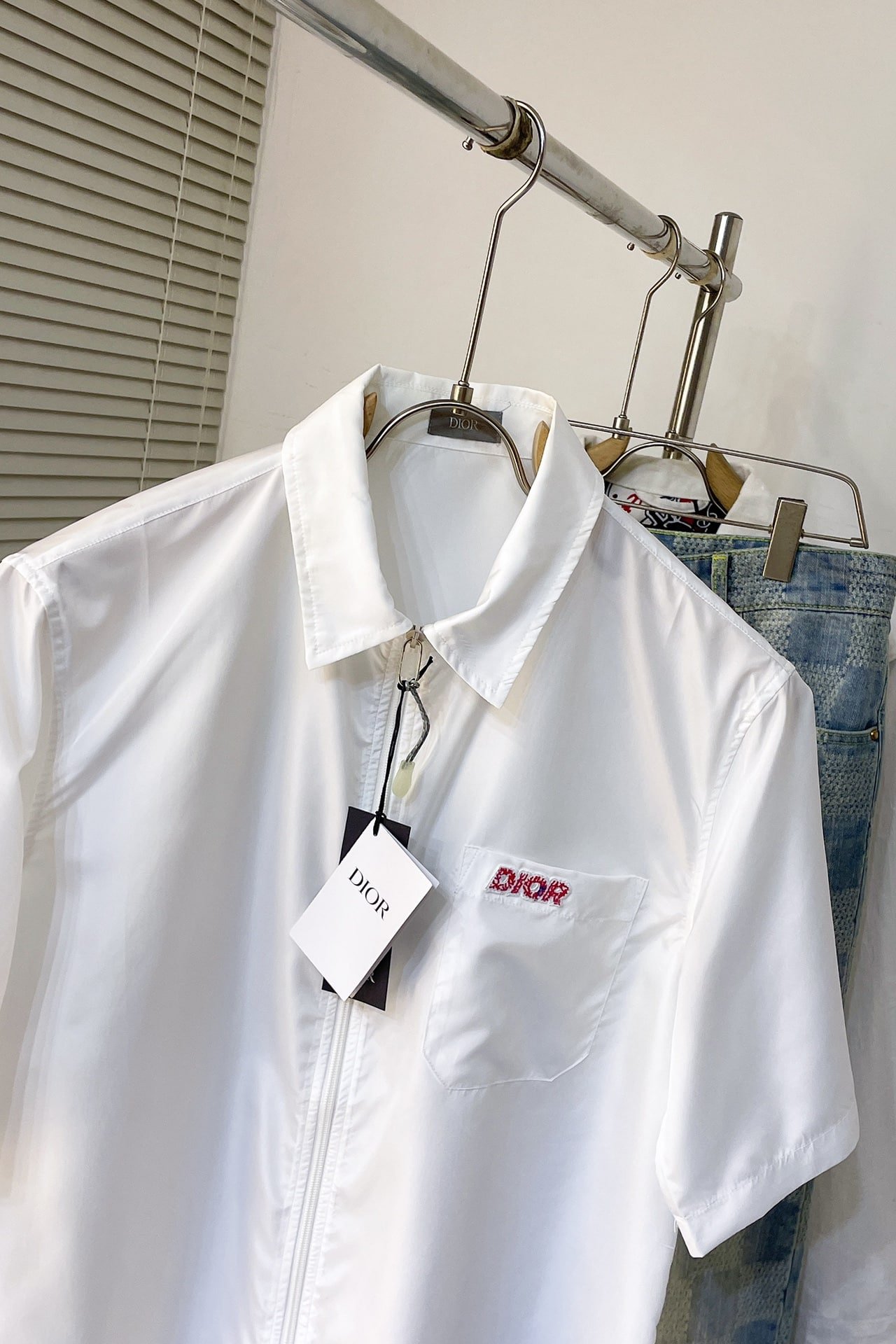DIOR AND PARLEY Short-Sleeved Zipped Shirt