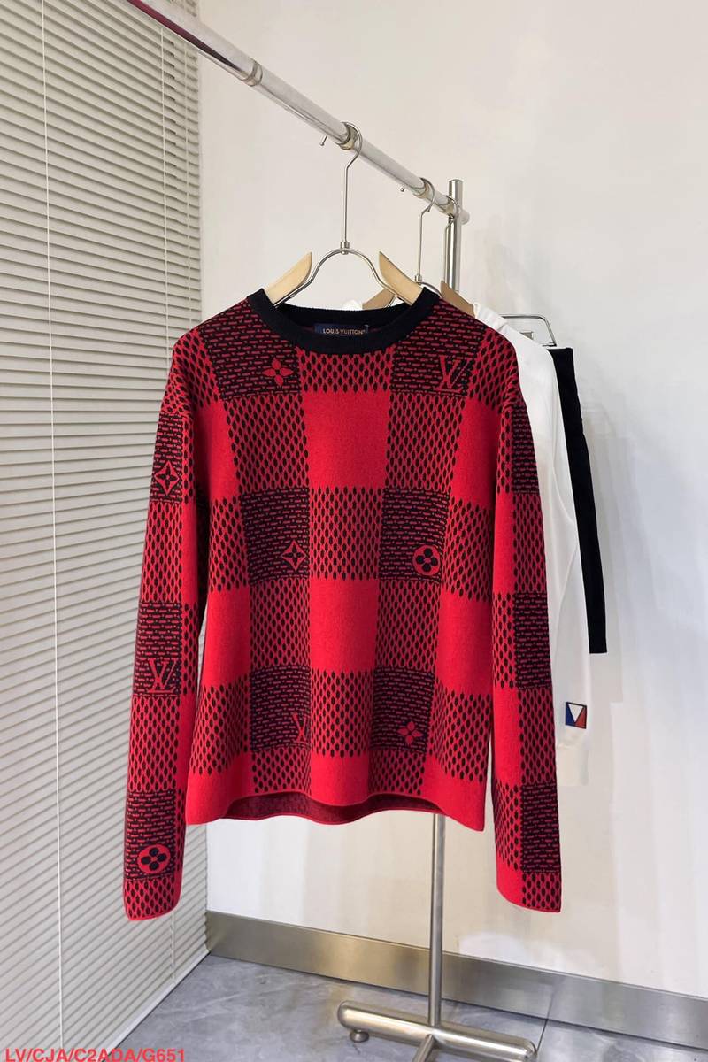 LV Damier Wool Crewneck
