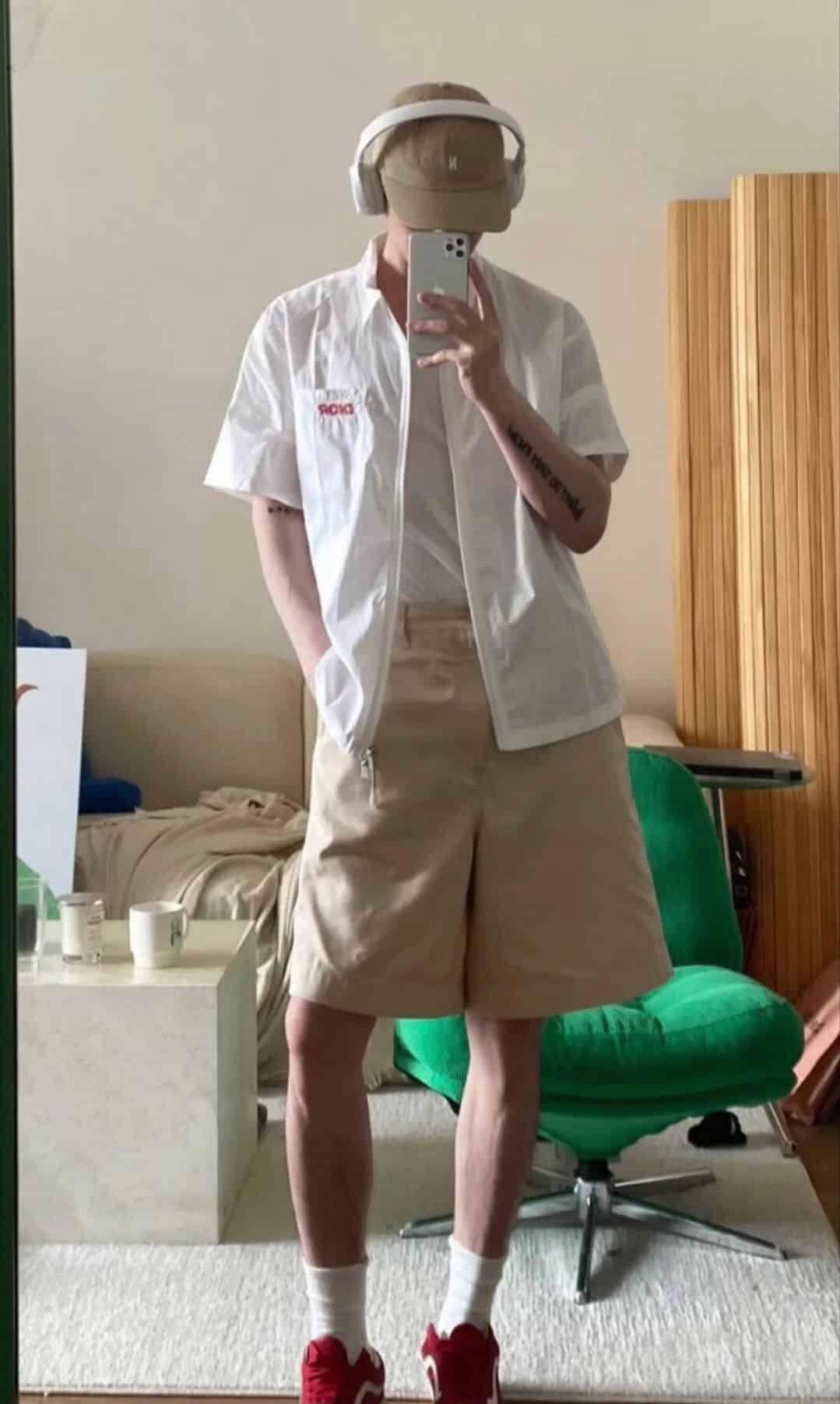 DIOR AND PARLEY Short-Sleeved Zipped Shirt