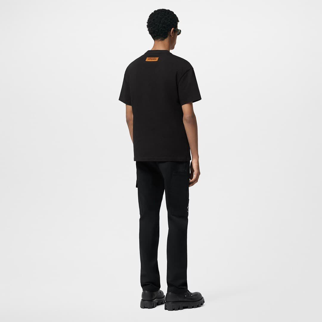 LV Embroidered Signature Cotton T-Shirt