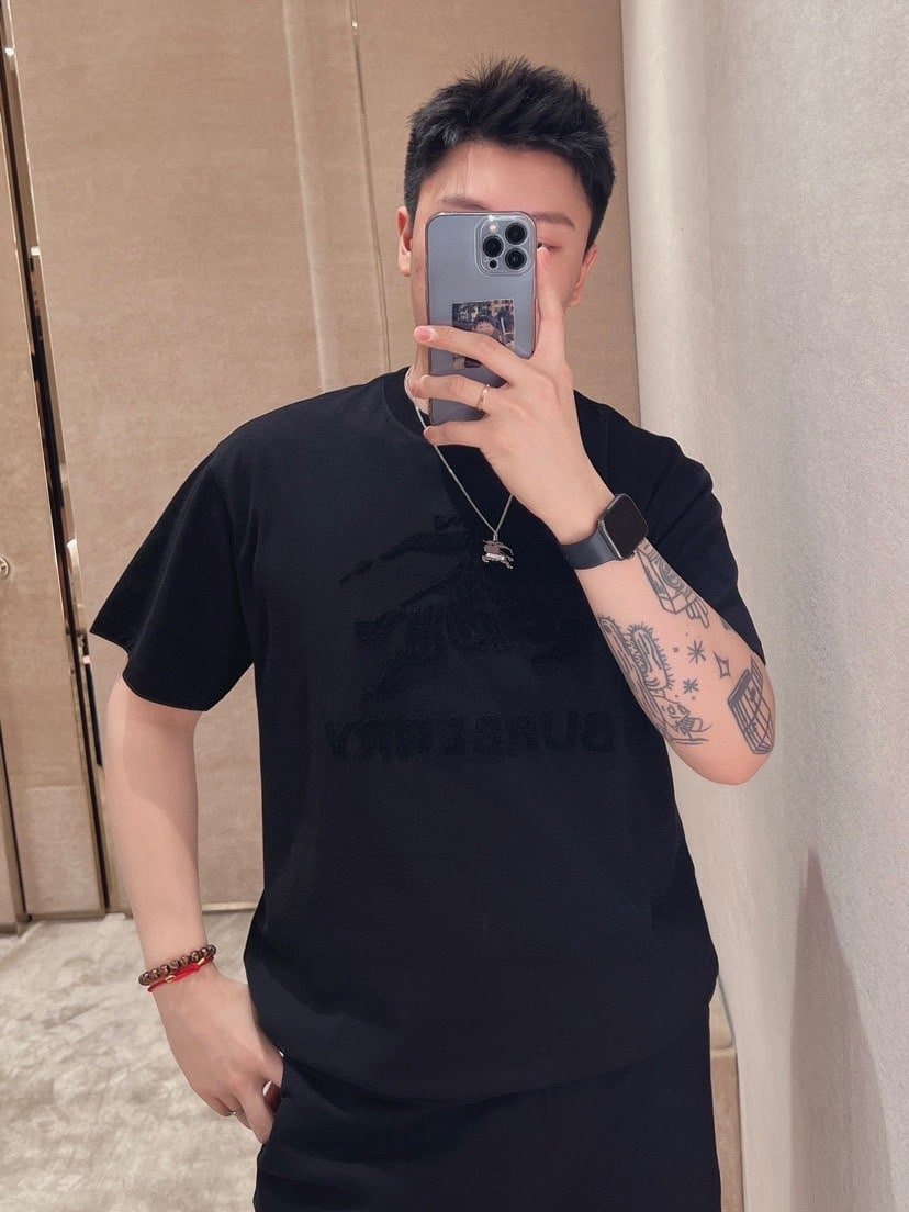 Burberry Cotton Towelling T-shirt