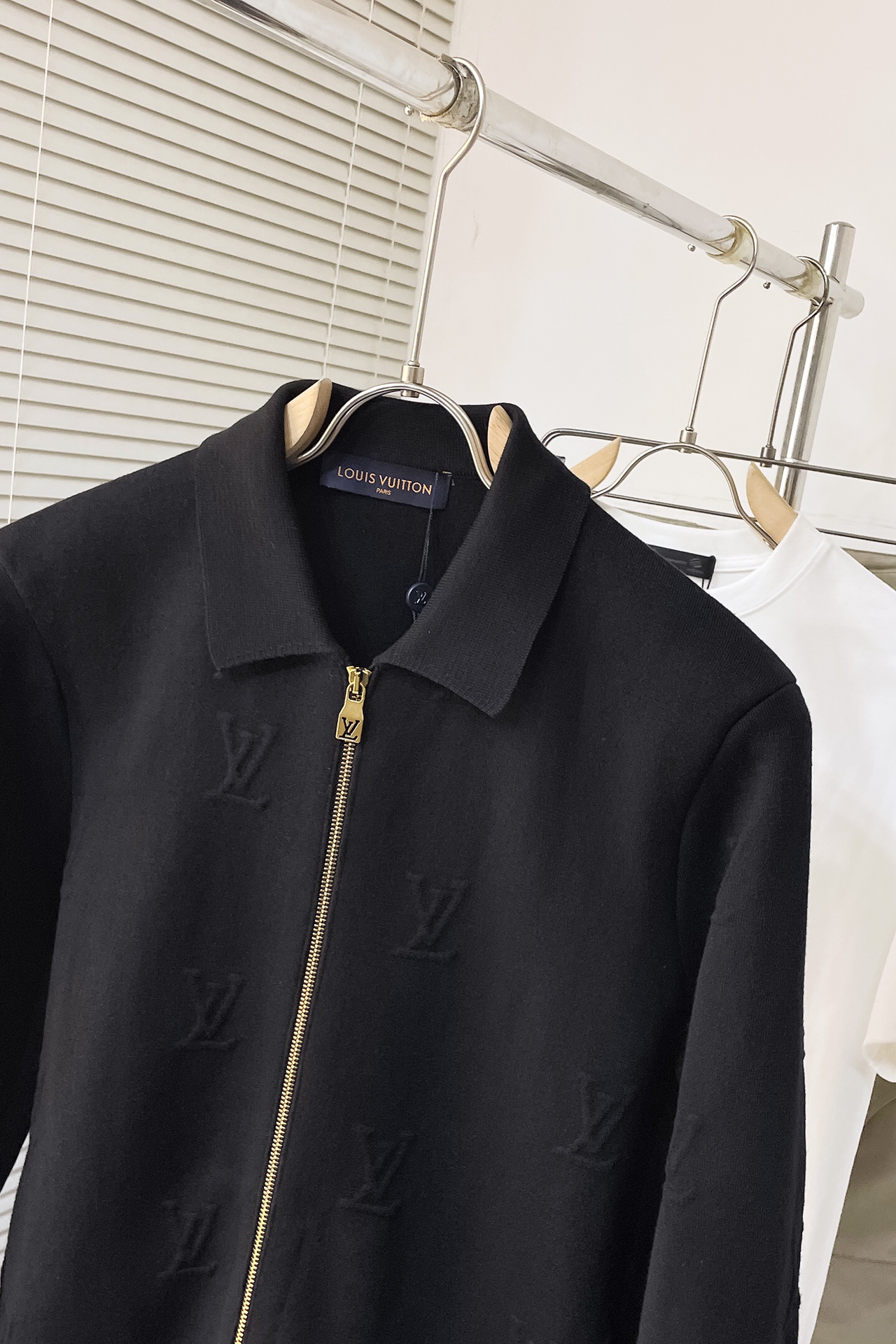 LV Blason Embossed Wool Blouson