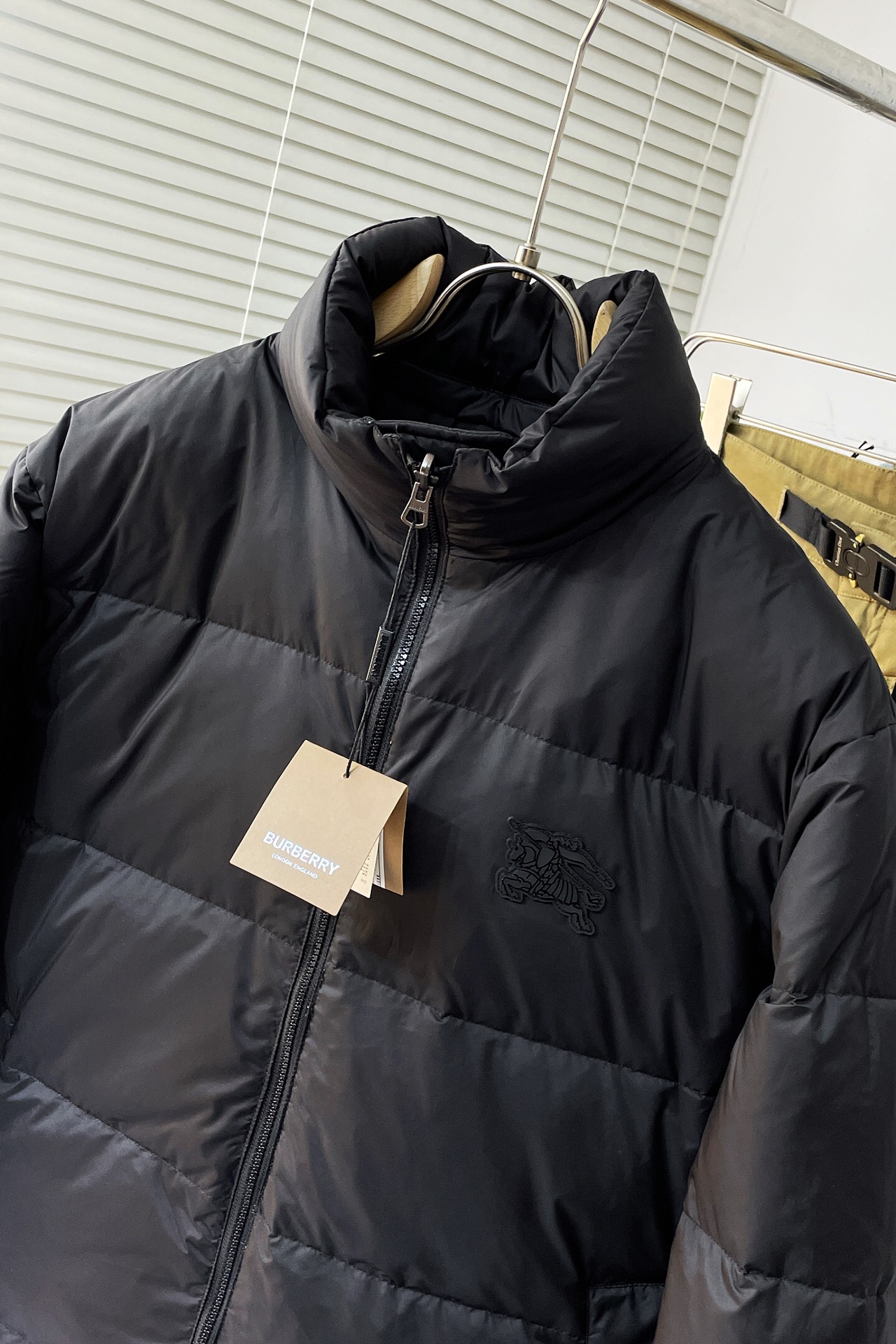Reversible Check Puffer Jacket