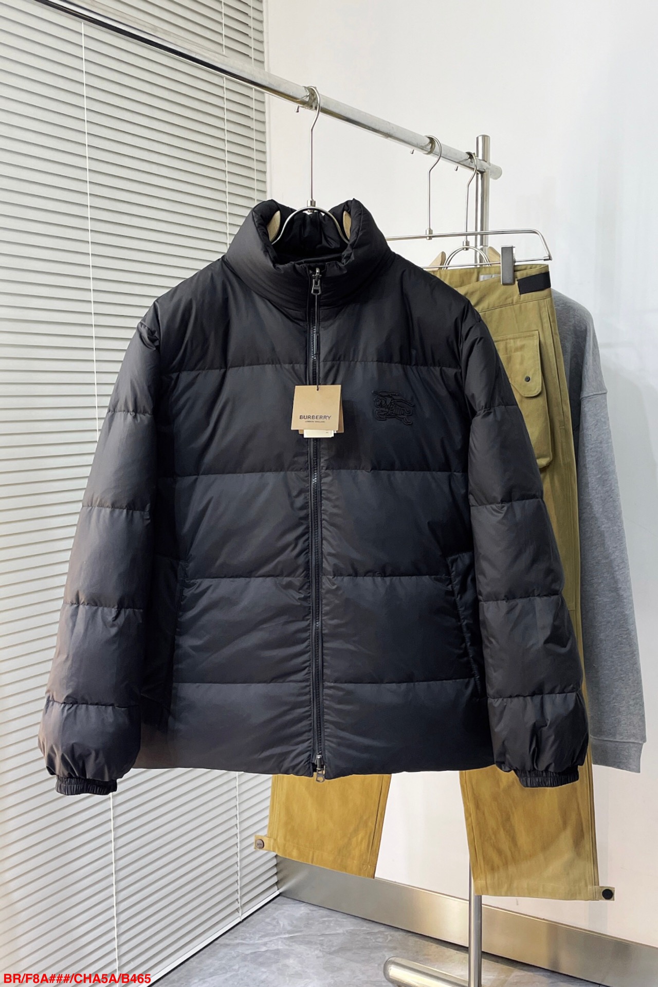 Reversible Check Puffer Jacket