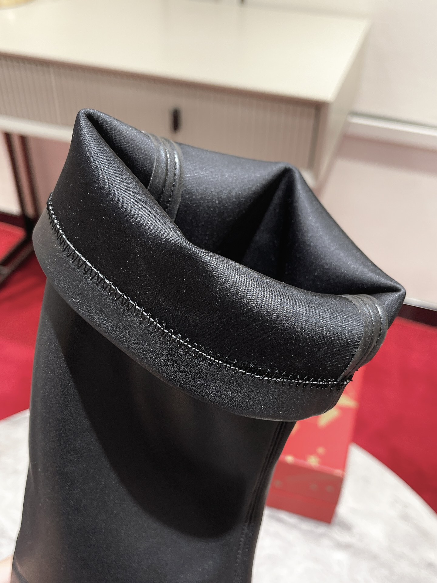 Christian Louboutin knee-high stiletto heel Boot