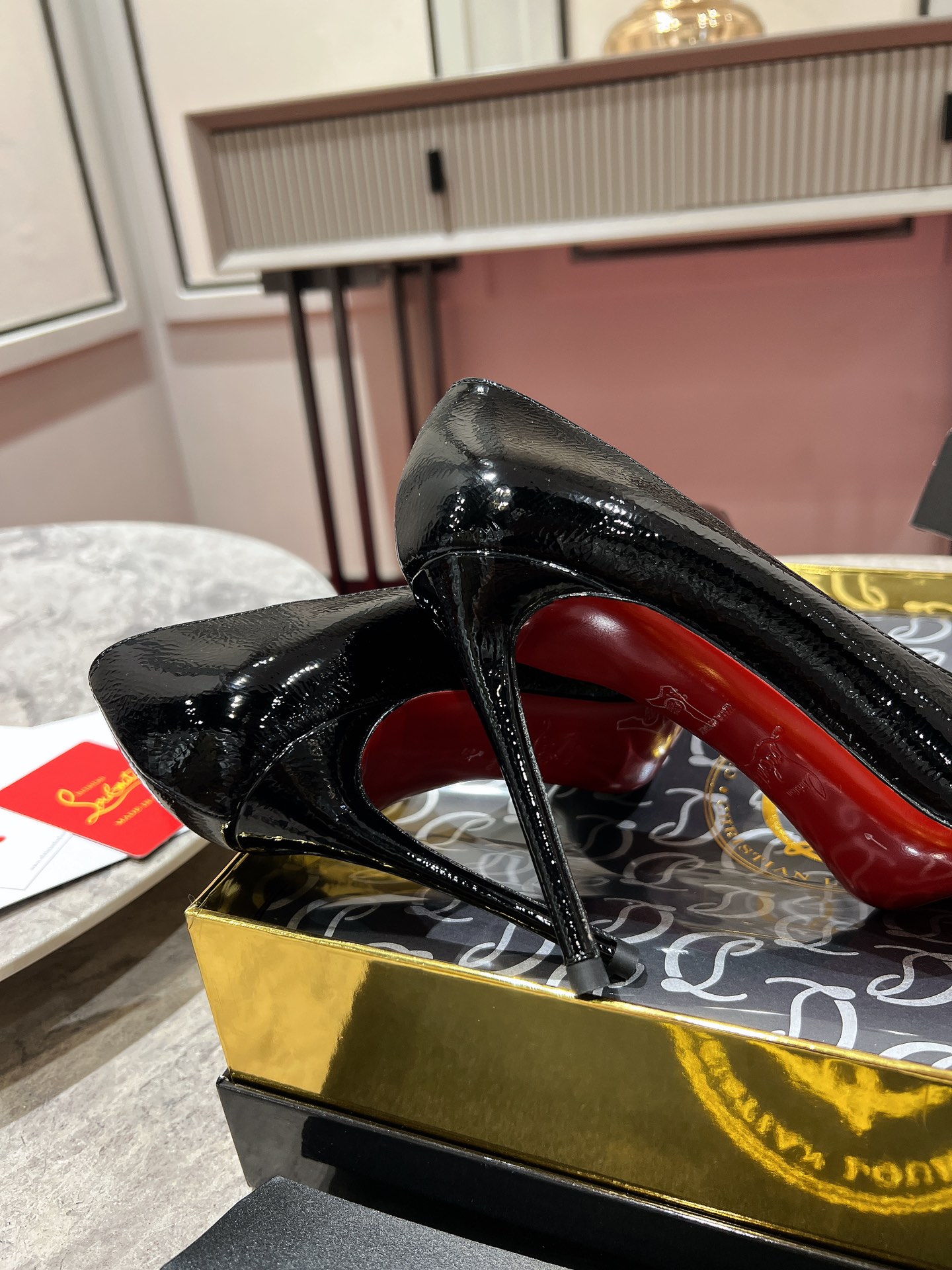 Louboutin So Kate 100 mm Pumps - Vog patent leather - Loubi - Women Black
