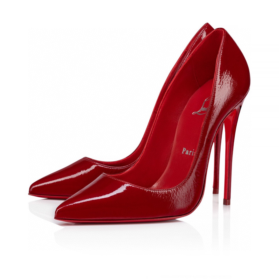Louboutin So Kate 100 mm Pumps - Vog patent leather - Loubi - Women Red
