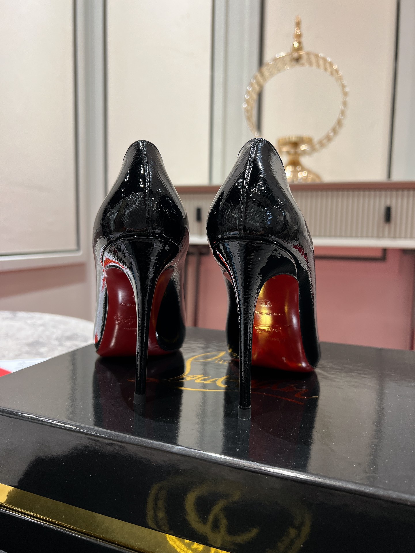 Louboutin So Kate 100 mm Pumps - Vog patent leather - Loubi - Women Black