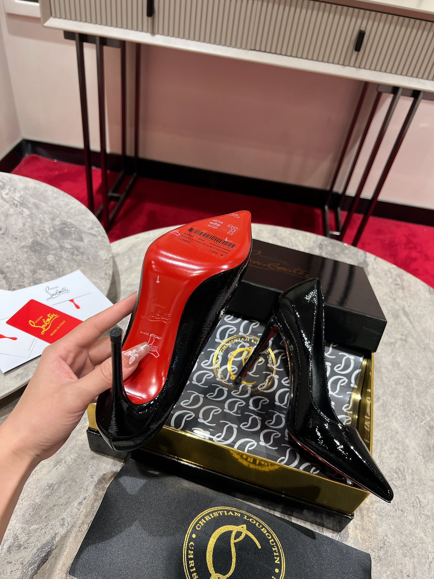 Louboutin So Kate 100 mm Pumps - Vog patent leather - Loubi - Women Black