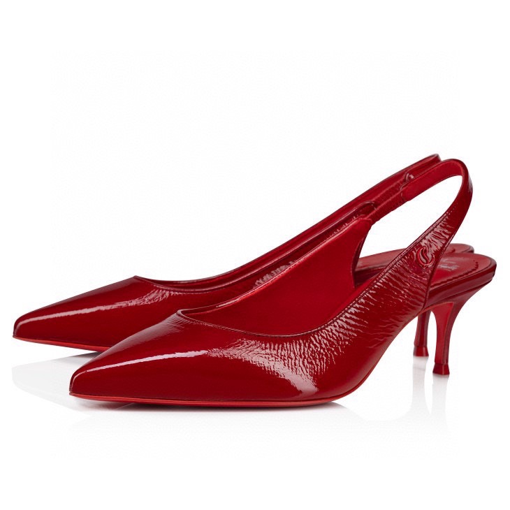Louboutin Sporty Kate Sling 55 mm Sling back pumps - Nappa leather - Blush - Women