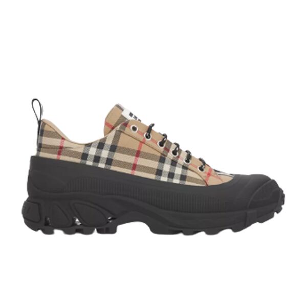 BURBERRY VINTAGE CHECK COTTON ARTHUR SNEAKERS   BBR028