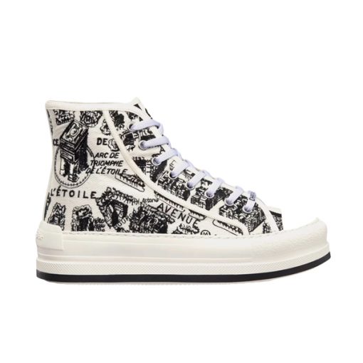 DIOR WALK N DIOR HIGH-TOP PLATFORM SNEAKER   DO116