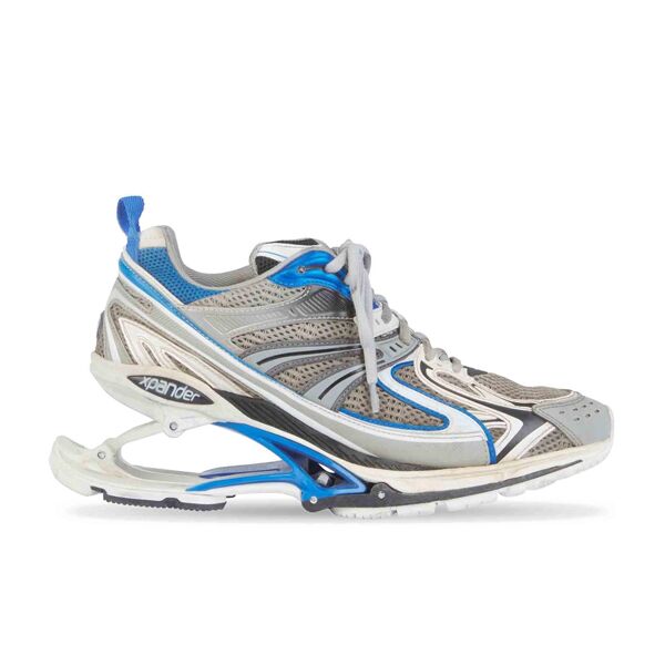 BALENCIAGA X-PANDER SNEAKER IN BLUE/SILVER   BLA044