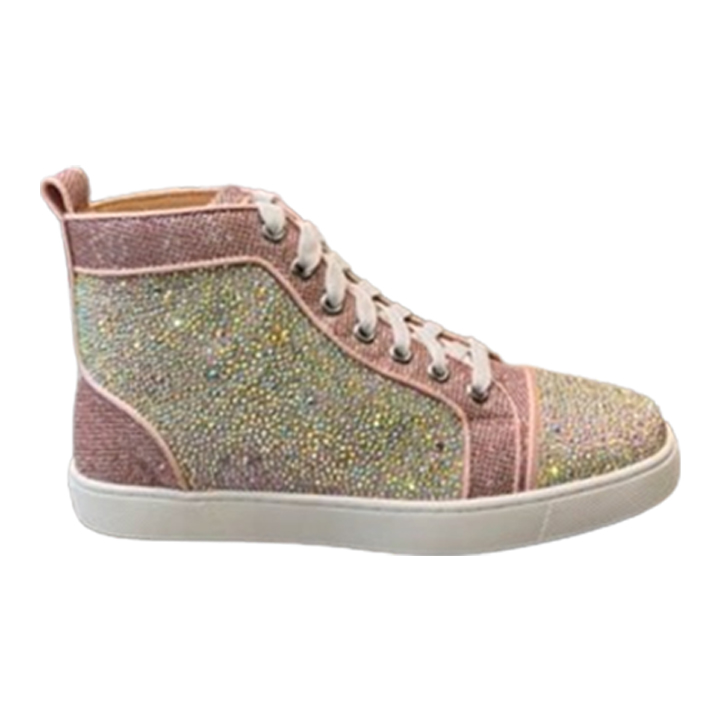 Christian Louboutin Pink Red Sneaker   CLS055