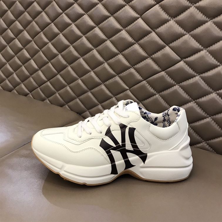 GUCCI LEATHER NY YANKEES SNEAKERS   GCC014