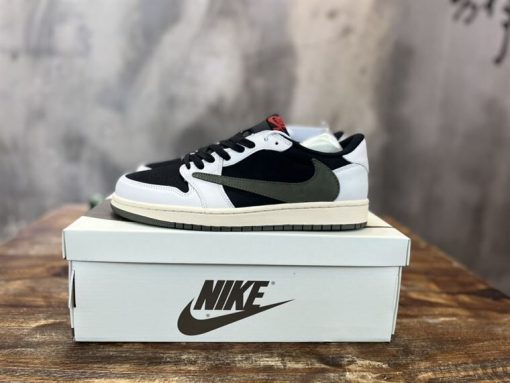 TRAVIS SCOTT X AIR JORDAN 1 LOW  OLIVE    NSN029