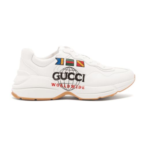 GUCCI RHYTON  WORLDWIDE  FLAG-PRINTED SNEAKER   GCC010